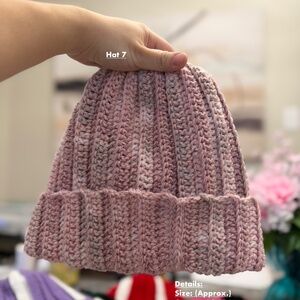 Multicolor Crochet Beanie Hat Fall Winter Spring Hat For Personal or Gifts B2  B